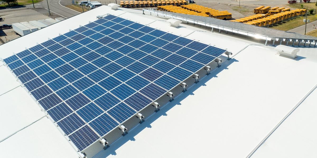 Legacy Building Solutions’ Rigid Steel Frame Enables Roof-Mounted Solar Panels