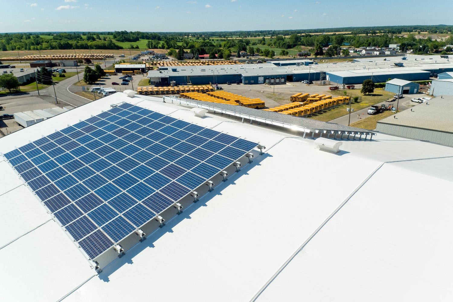 Putting Solar Panels on Tension Fabric Buildings