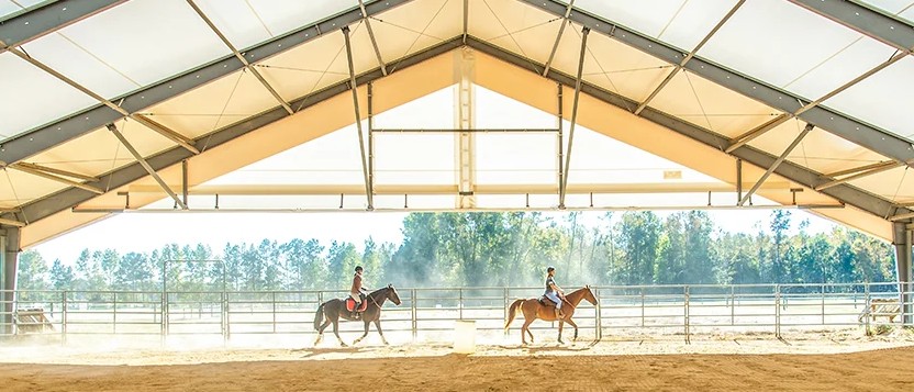 Building Beautiful and Functional Indoor Riding Arenas