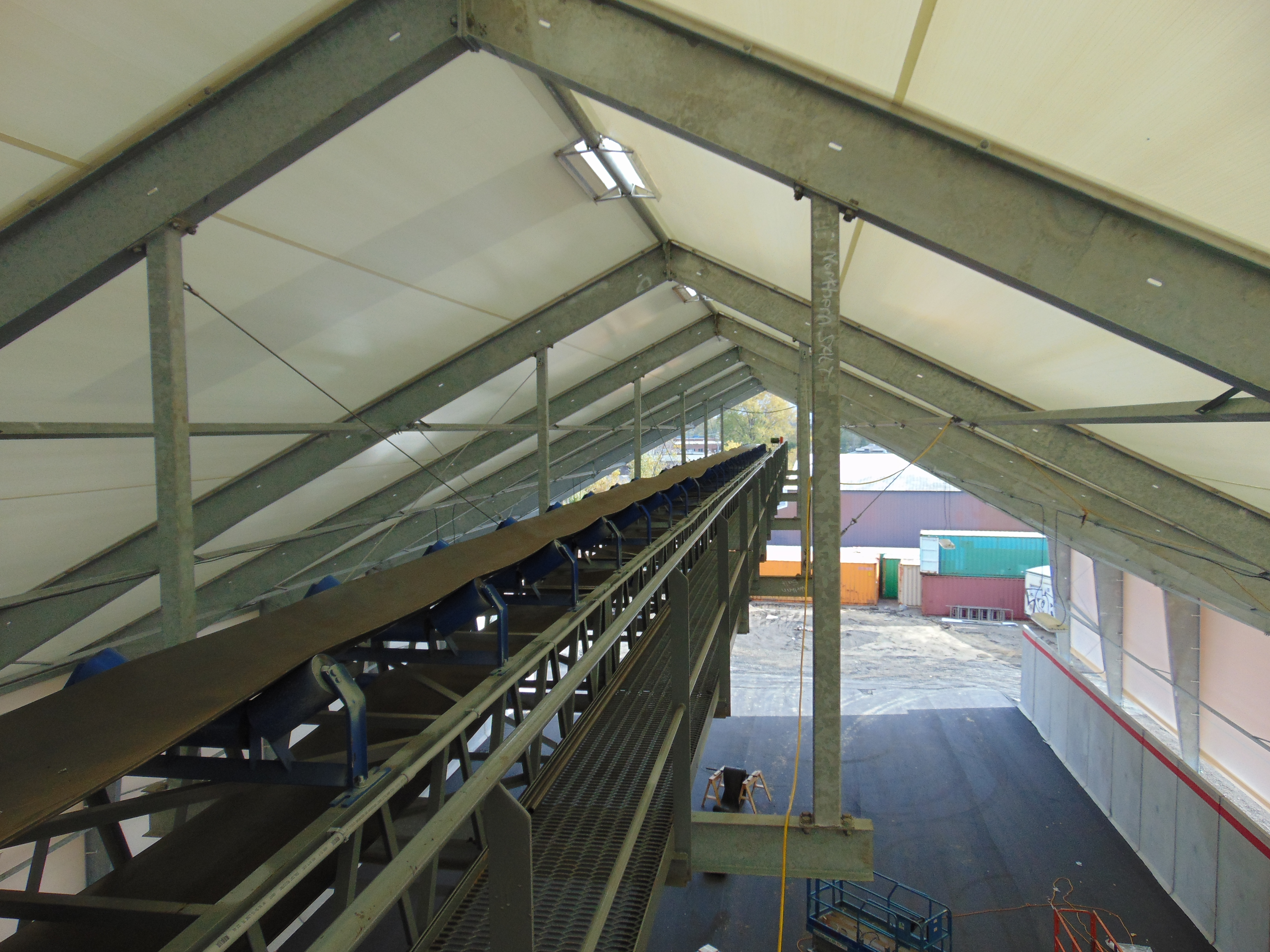 Can Fabric Buildings Support Heavy Conveyor Systems? Yes they Can.