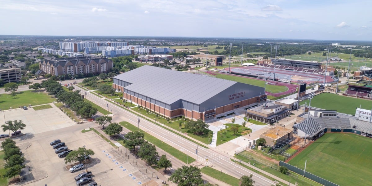 Aerial view of the R.A. 